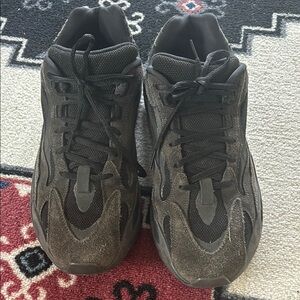 Adidas Yeezy 700 ortholite Men's Black Athletic Shoes size 12